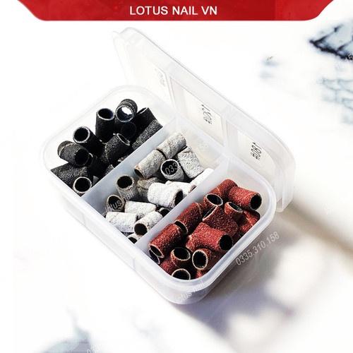 Hộp 50 đầu mài móng đen độ nhám 180 beeshi shop nail