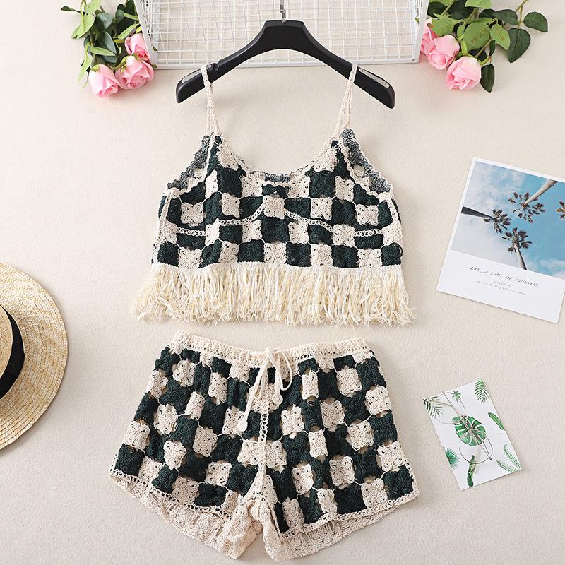 Set 2 Món Gồm Áo + Quần Màu Xanh