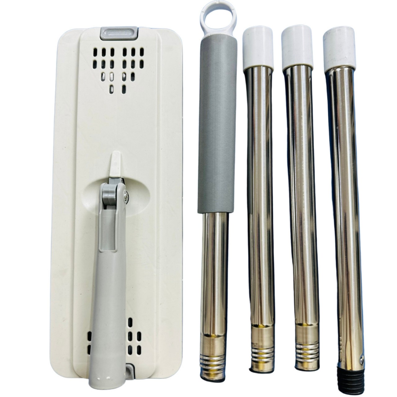 Bộ sản phẩm Cây lau nhà tự động vắt xoay 360 độ công nghệ Bento đa năng lau được: sàn, trần, vách kính, tường, kính ô tô
