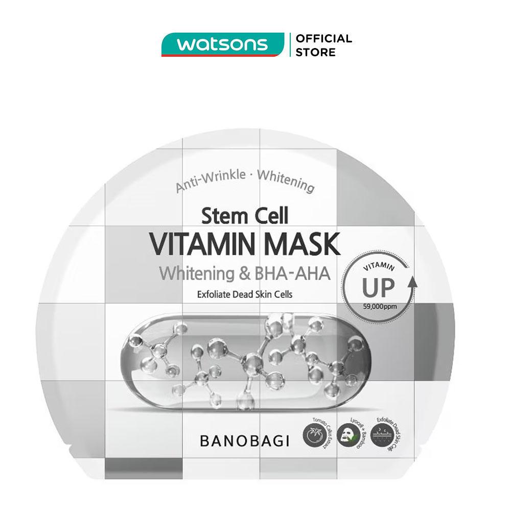 Mặt Nạ Banobagi Stem Cell Vitamin Mask Whitening and BHA-AHA 30g