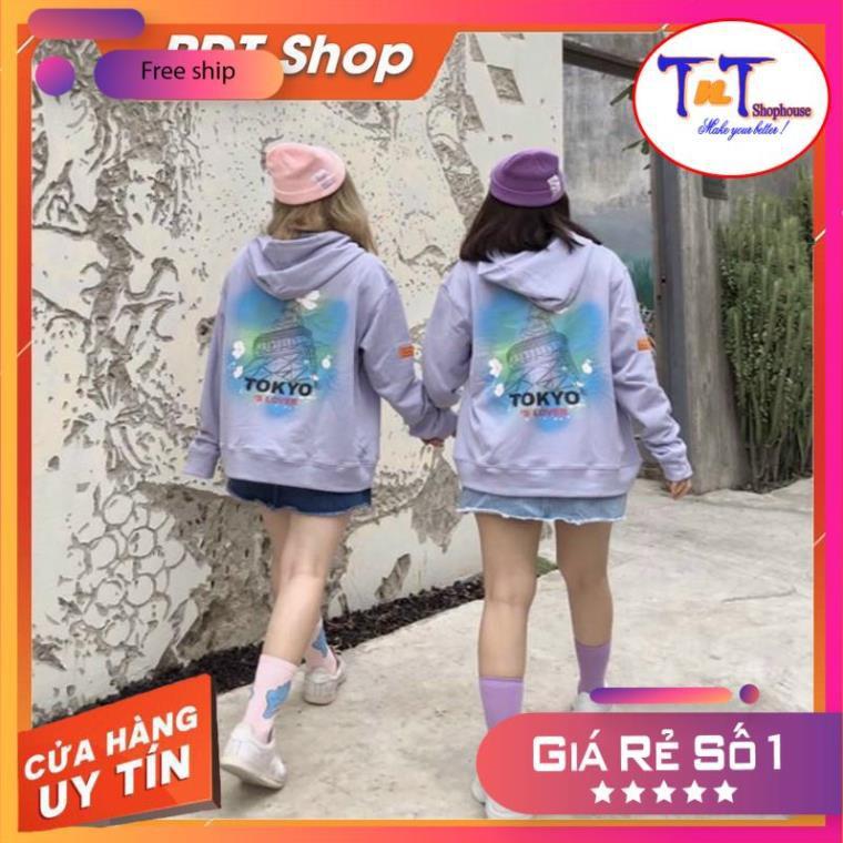 ÁO NỈ UNISEX DÂY KÉO TOKYO'S LOVER|KN08|MIỄN PHÍ ĐỔI TRẢ TRONG VÒNG 7 NGÀY