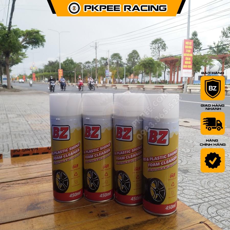 Chai Xịt Làm Sạch Nhựa Nhám, Lốp Xe BZ TIRES & PLASTIC SHINE