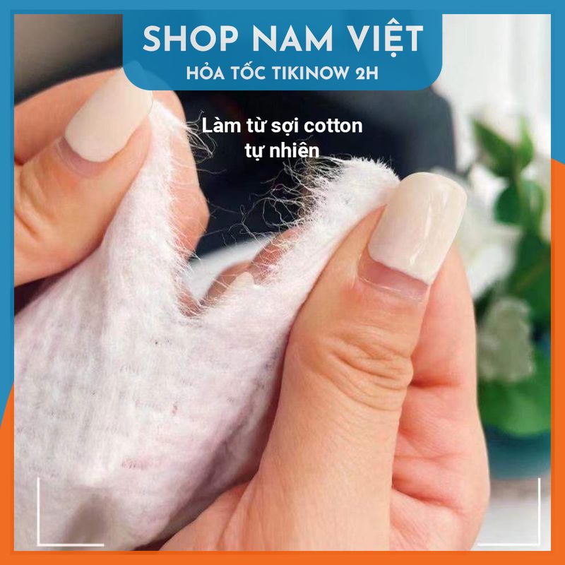 Khăn Cotton Dùng Một Lần Lau Mặt, Tẩy Trang