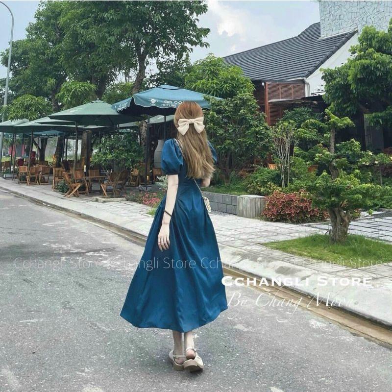 ĐẦM NỮ NHÚN TRƯỚC NGỰC MẶC 2 KIỂU