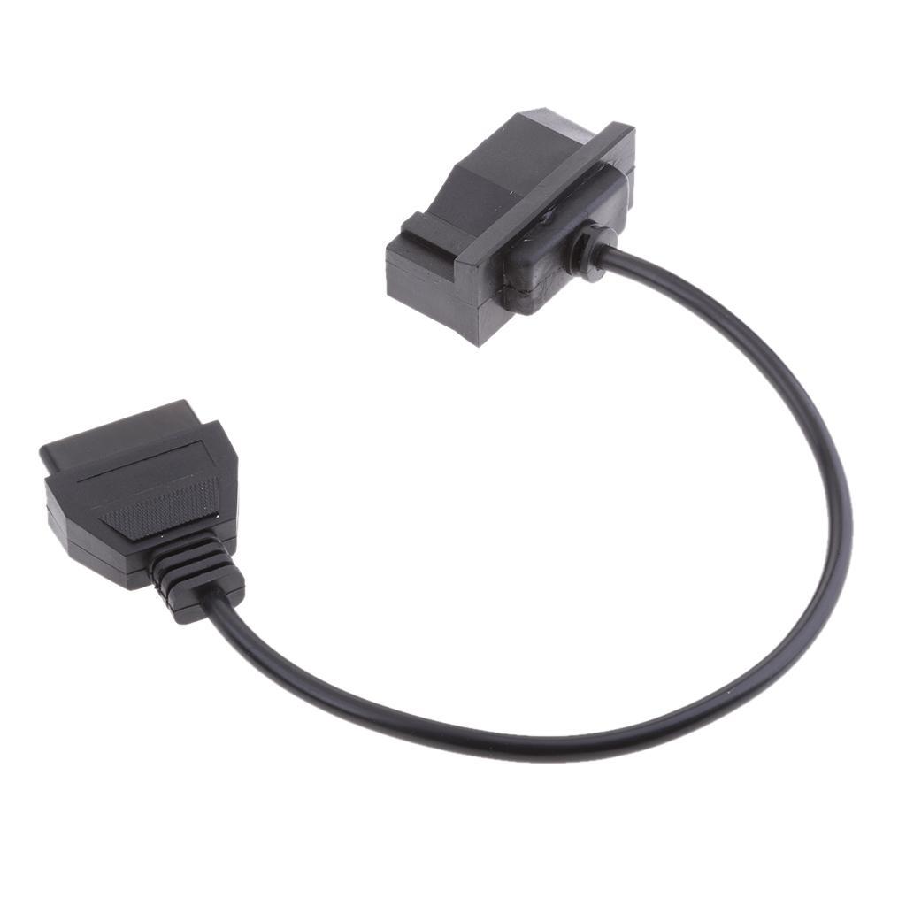 Black   Pin to  II 16 Pin   Adapter Cable For  EFI