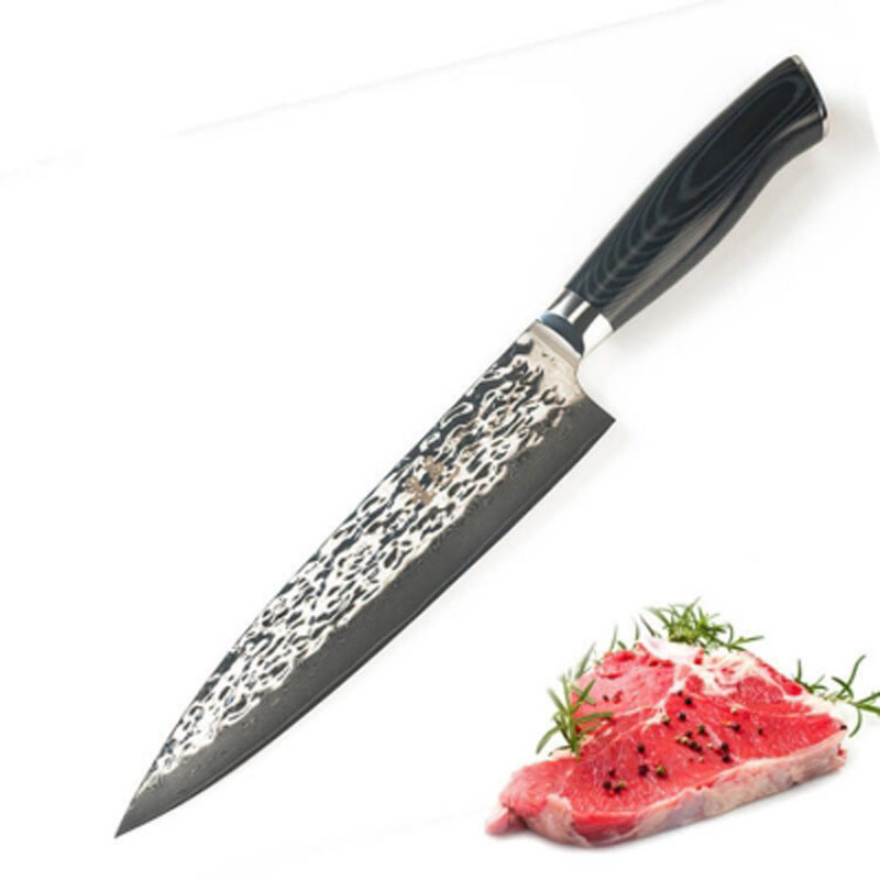 DAO BẾP NHẬT BẢN GYUTO THÉP DAMASCUS MÃ A6DT119