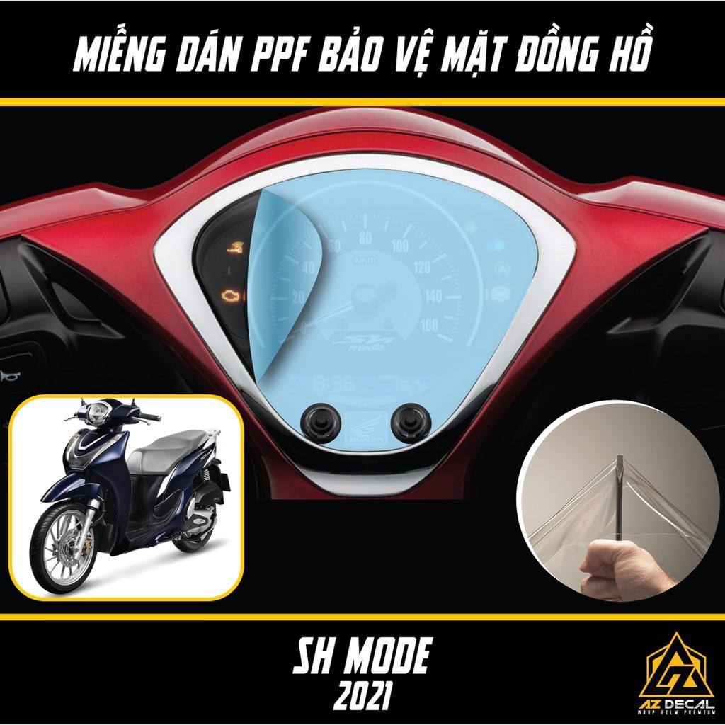 Miếng Dán PPF Bảo Vệ Mặt Đồng Hồ Xe Honda SH Mode 2021 - Chống Xước, Dễ Dán