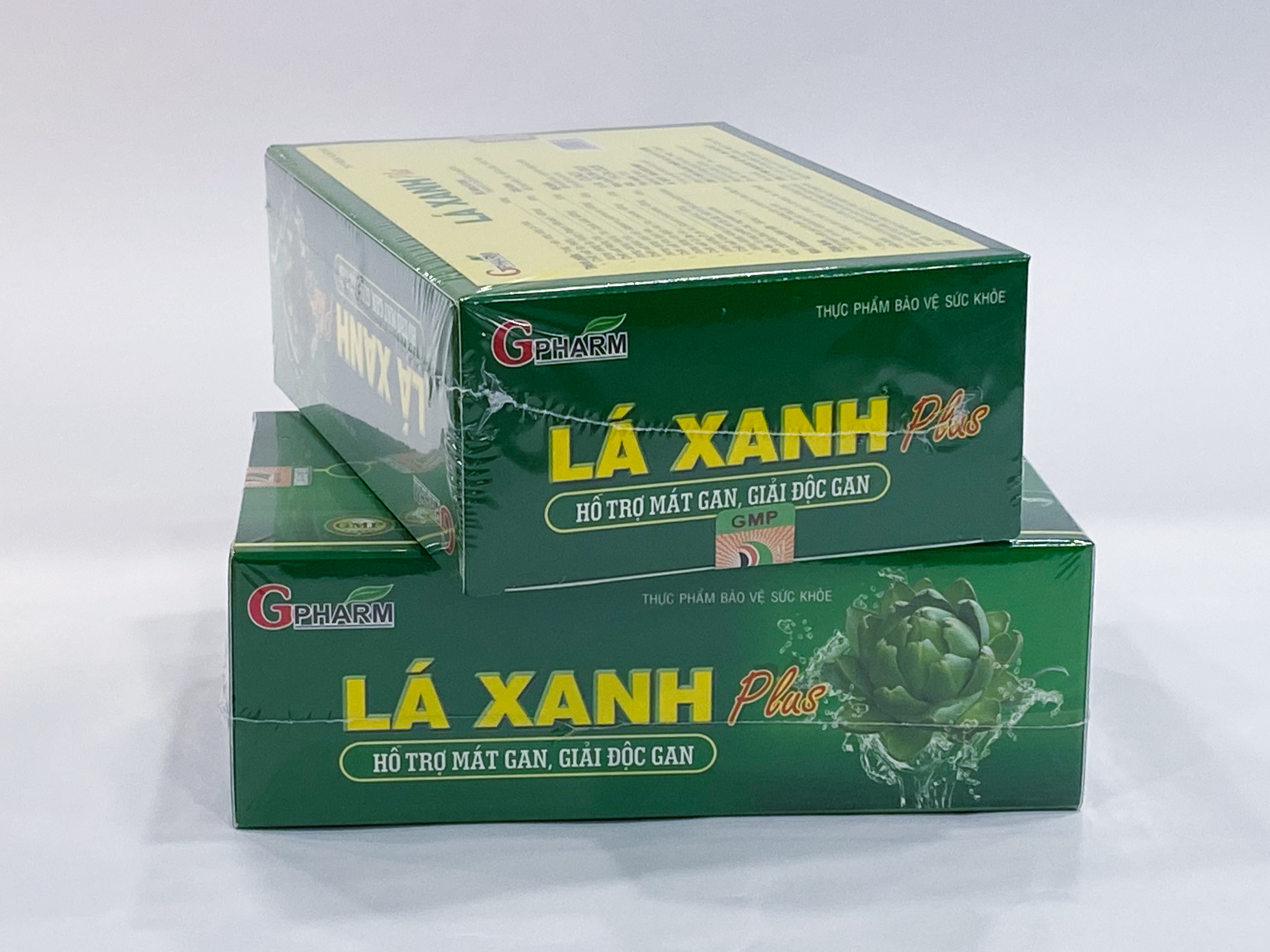 Thực phẩm bảo vệ sức khỏe Viên uống LÁ XANH PLUS hỗ trợ thanh nhiệt, giải độc, mát gan