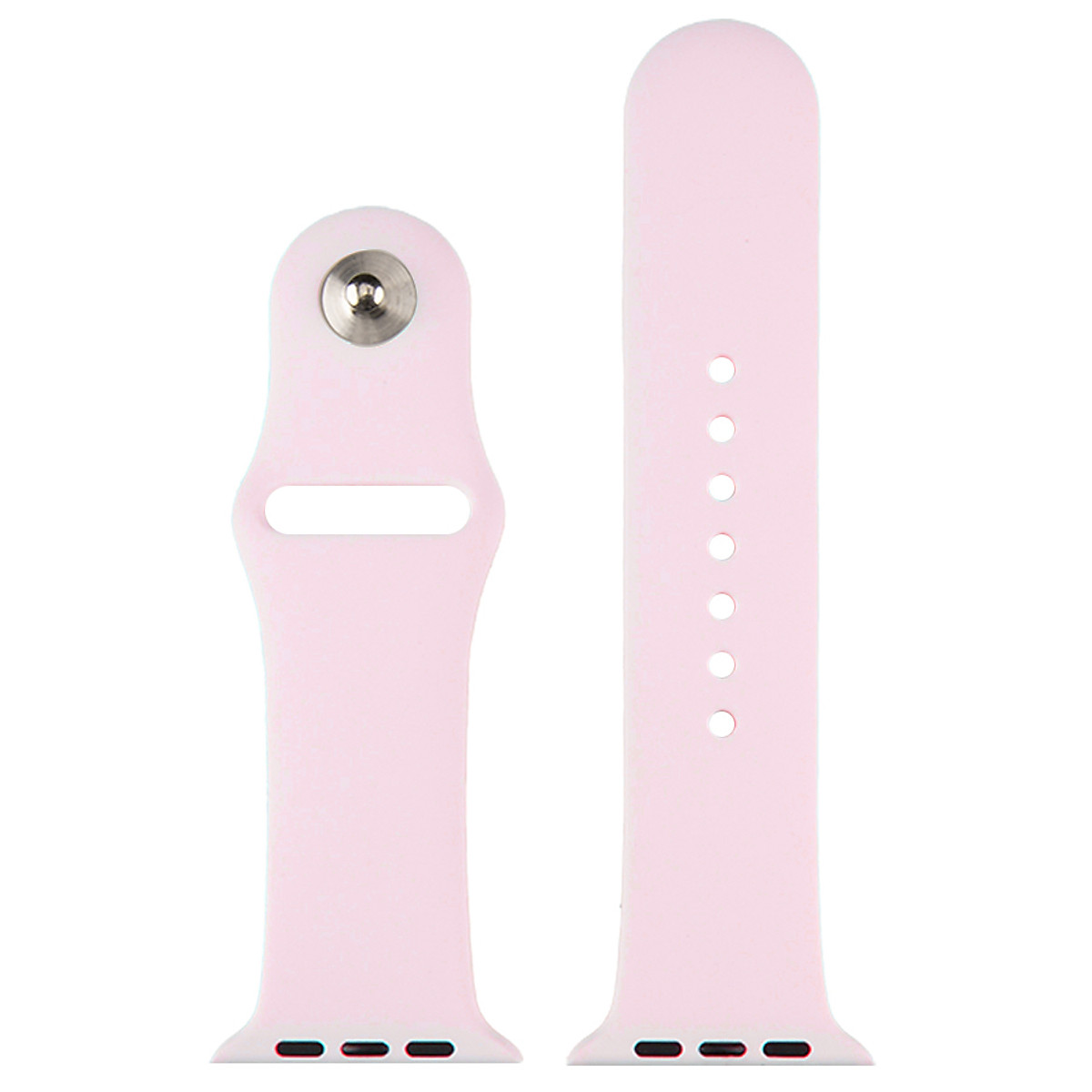 Dây đeo silicon dẻo 1 màu dành cho Apple Watch 42/44 (sản phẩm có 8 màu) - Hàng Chính Hãng