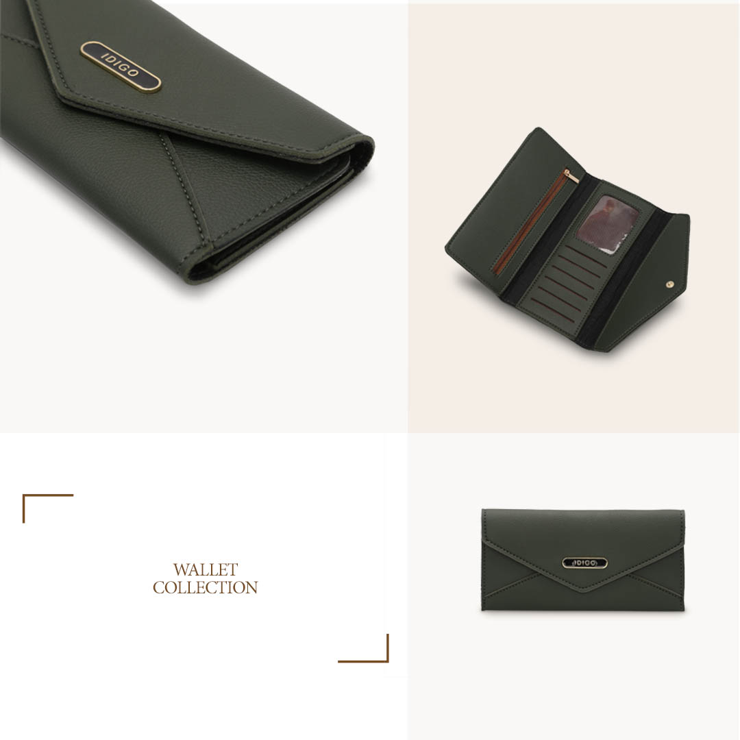 [QUÀ TẶNG - MÀU NGẪU NHIÊN] Ví nữ dài cầm tay IDIGO FW2-109-00