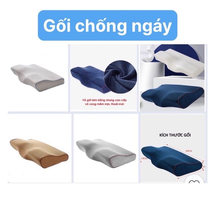 Gối Nằm Cao Su Non Công Nghệ Nhật Bản Giúp Chống Ngáy, Ngủ Nhanh, Phòng Chống Thoái Hóa Đốt Sống Cổ SBK128