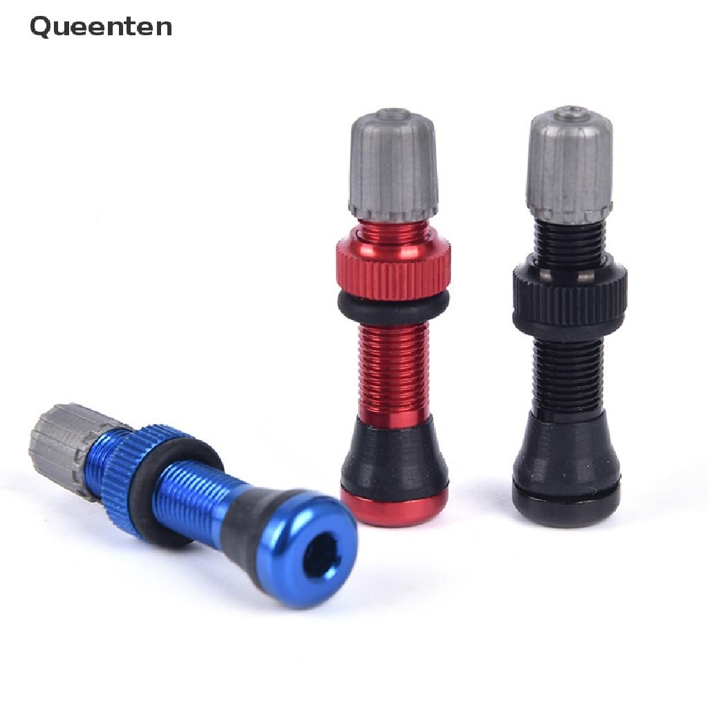 Queenten Bicycle Schrader Tubeless Valve Bike Valve Rim Wheel Tubeless Tire Tyre Valve QT