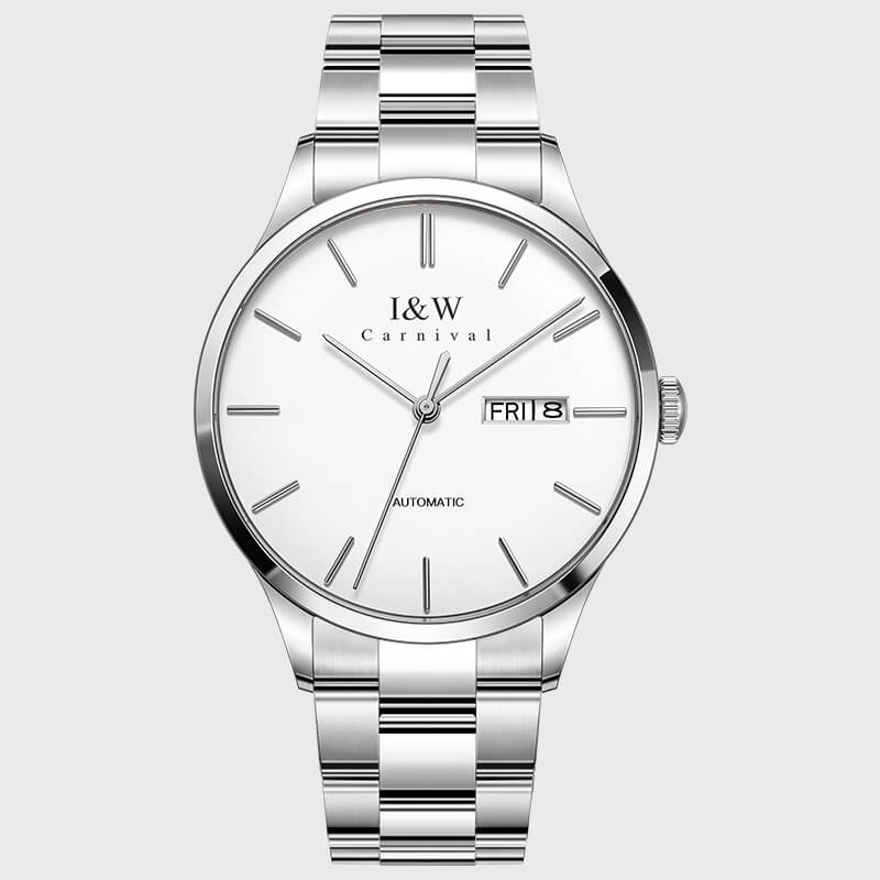 Đồng hồ nam chính hãng IW CARNIVAL IW530G-3 Kính sapphire ,chống xước ,Chống nước 30m ,Bh 24 tháng,Máy cơ,dây thép không gỉ 316L