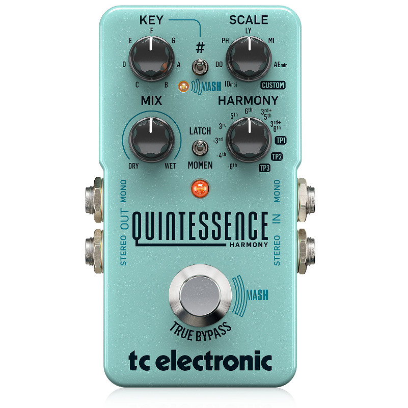 Stompboxes Guitar TC ELECTRONIC QUINTESSENCE HARMONY - Cục phơ ghita- Hàng Chính Hãng