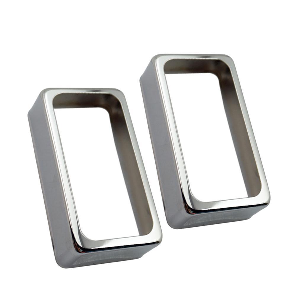 4x Brass Guitar Double Coil Humbucker Pickup Cover for Electric Guitar Parts