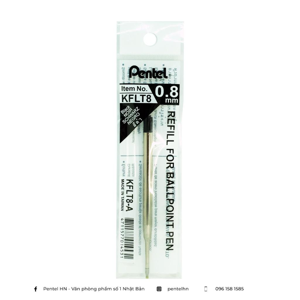 Ruột Bút Ký Nhật Bản Pentel B811 - KFLT8 | Ngòi 0.8mm | 2 Màu Mực