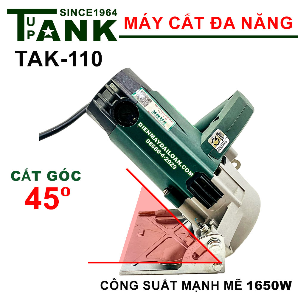 Máy cắt gạch cầm tay TANK TAK-110 , cưa đa năng, cưa gỗ, cưa gạch...