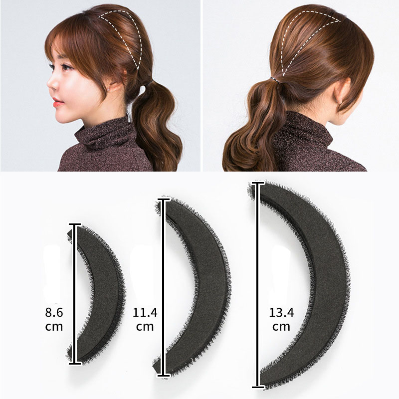 Set 3 Kẹp Phồng Mái, Đệm Phồng Chân Tóc, Kẹp Tóc Tạo Kiểu Hàn Quốc Siêu Hot KT23