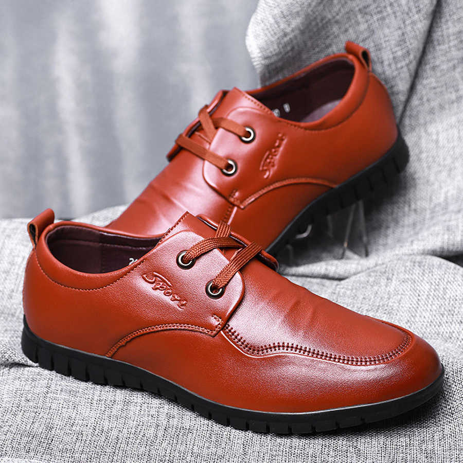 Giày Tây Cổ Thấp Thoải Mái Với Kiểu Dáng Đơn Giản Lịch Lãm Cho Nam - Tùy Chọn Size & Màu Sắc
