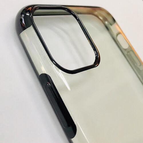 Ốp lưng cho iPhone 11 Pro Max hiệu j-CASE Tpu viền màu - Hàng nhập khẩu