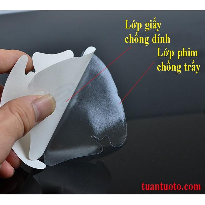 04 miếng phim chống trầy hõm tay nắm cửa ô tô