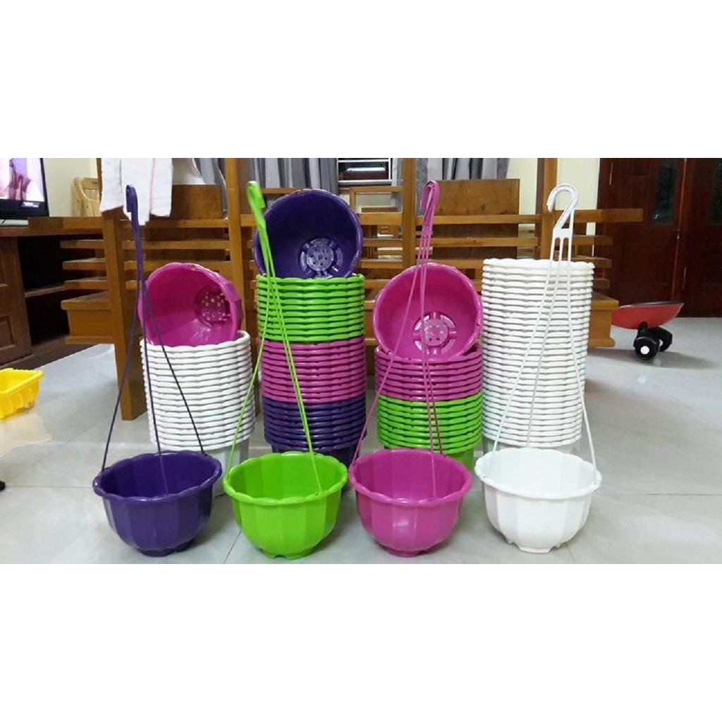 10 Chậu Nhựa Móc Treo