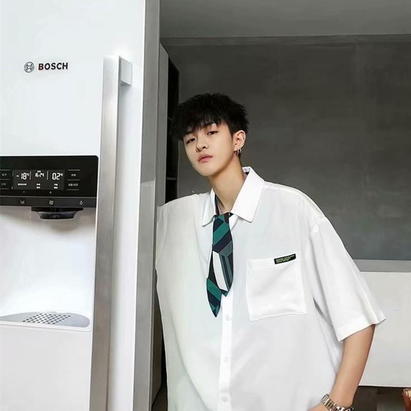 Áo sơ mi ngắn tay thời trang cho nam