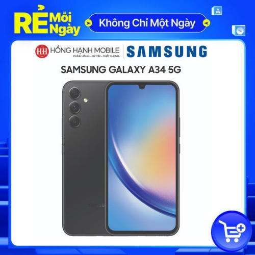 Điện Thoại Samsung A34 5G 8GB/128GB - Hàng Chính Hãng