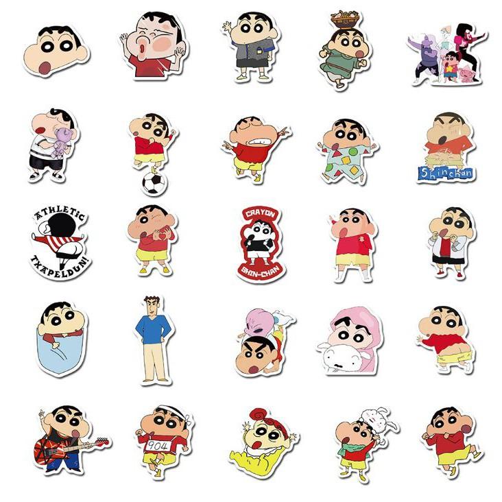 Sticker dán cao cấp CẬU BÉ BÚT CHÌ Cực COOL ms#105