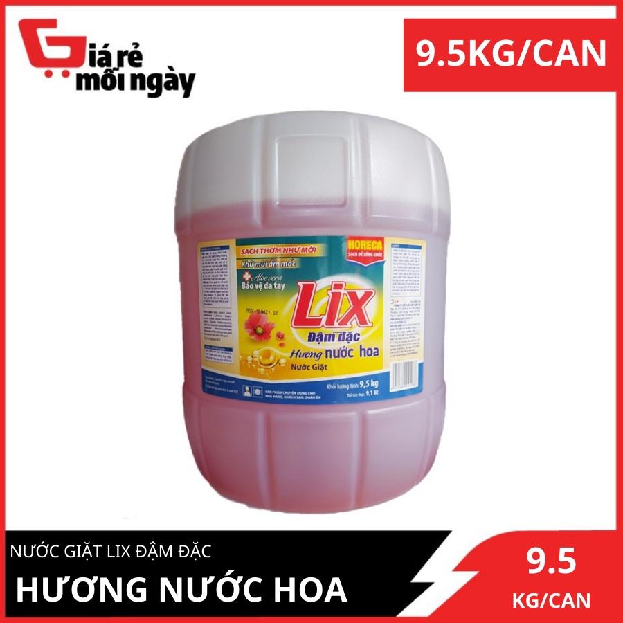 Nước Giặt Lix Đậm Đặc Hương Nước Hoa 9kg / can