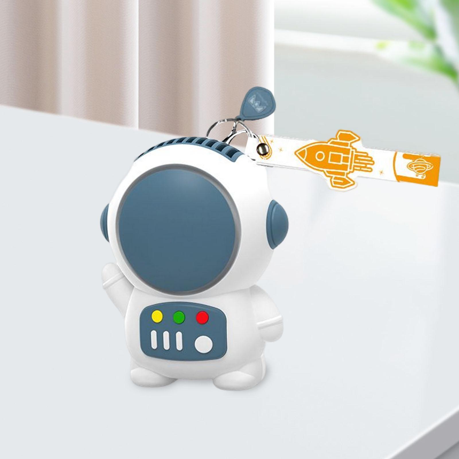 Astronaut Handheld Fan with Wrist Strap Battery Powered Rechargeable