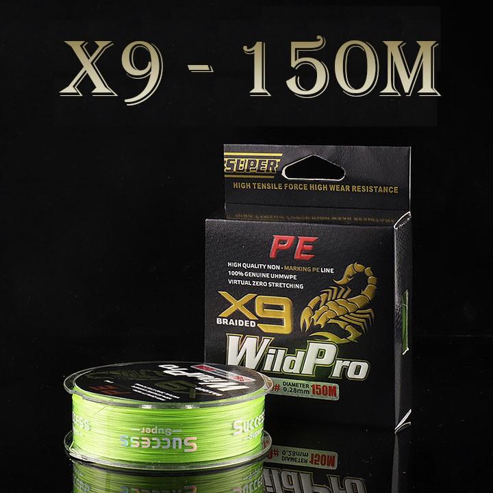 Dây dù bọ cạp - dây dù PE Lure X9 WildPro dài 150m