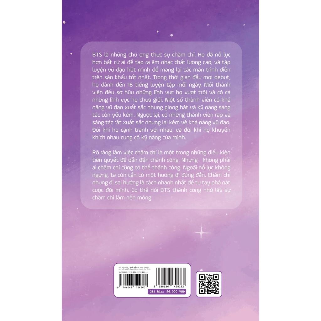Sách BTS Insight - Xuất sắc và chân thành - Carobooks - BẢN QUYỀN