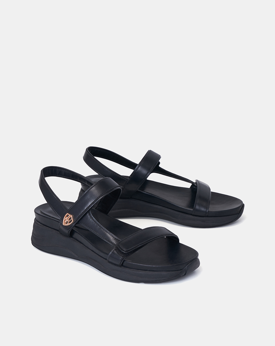 Giày Sandal 5cm Nữ JUNO Thể Thao Phối Khoá Trang Trí SD05091