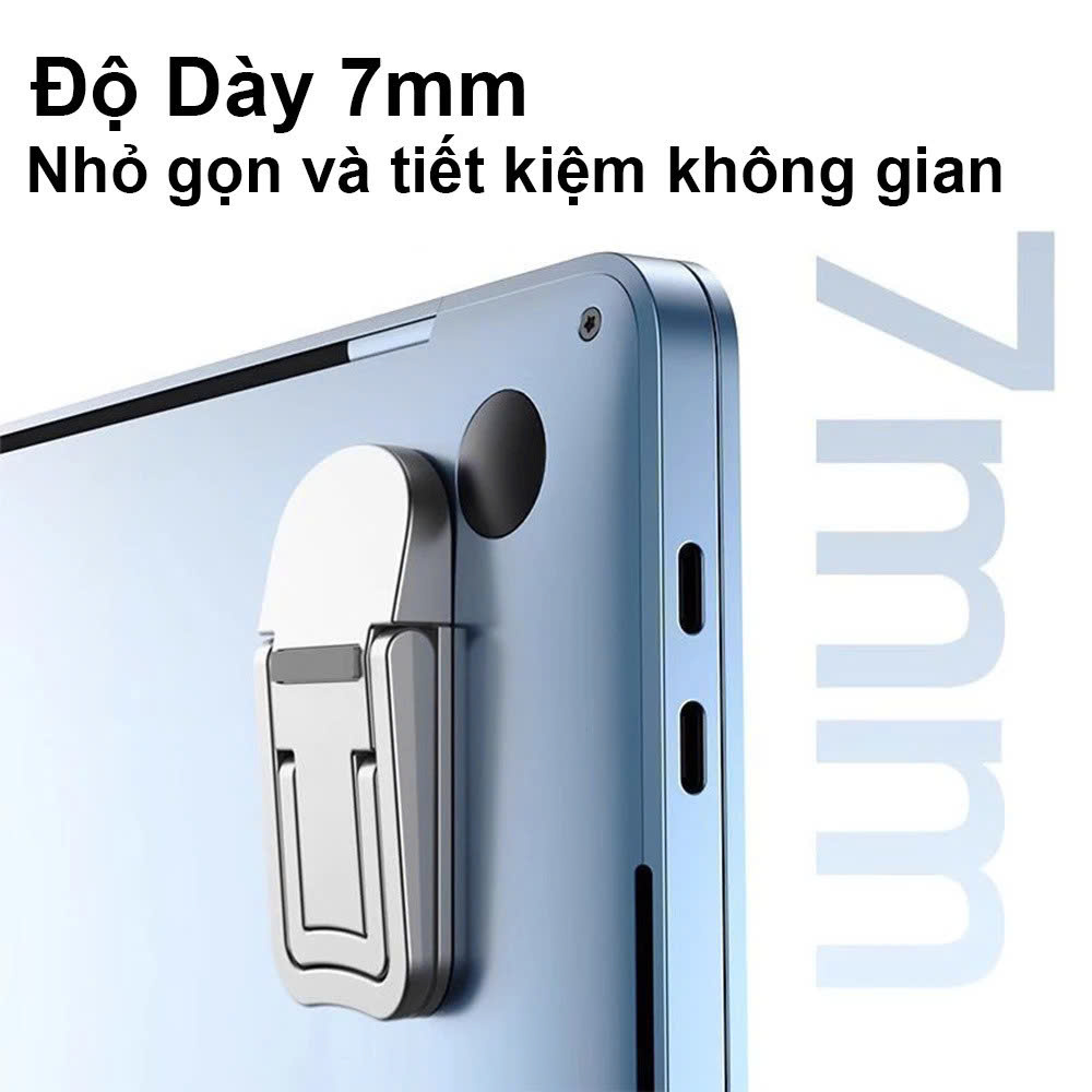 Giá đỡ laptop di động đế tản nhiệt cho Laptop, kê laptop Mac tiện lợi - Hàng chính hãng