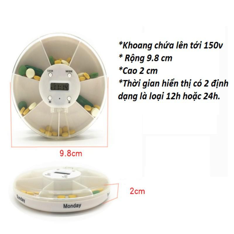 Hộp Đựng thuốc Hẹn Giờ Pillpack cho người hay quên - skylife