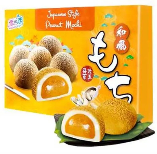 Bánh Mochi Nhân Đậu Phộng Japanese Style Peanut Mochi 210g