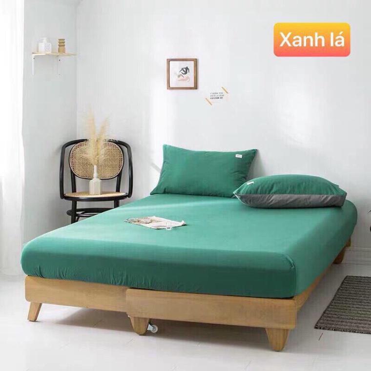 Bộ ga giường và vỏ gối cotton tici DAA bedding, drap nệm Hàn quốc cao cấp đủ size trải nệm 1m, 1m2, 1m4, 1m6, 1m8, 2m.