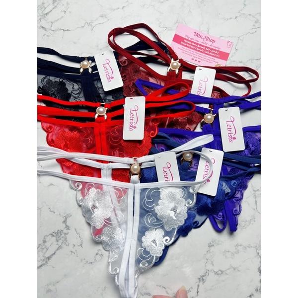 Quần lót nữ ren hoa mềm mại không đường may mặc trong váy dễ thương - quần lọt khe nữ sexy c55