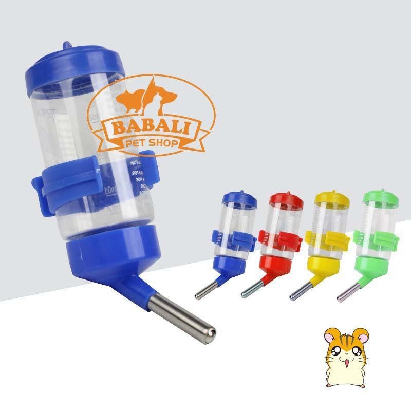 Bình nước bi lăn nhiều size cho hamster , thỏ , bọ ú