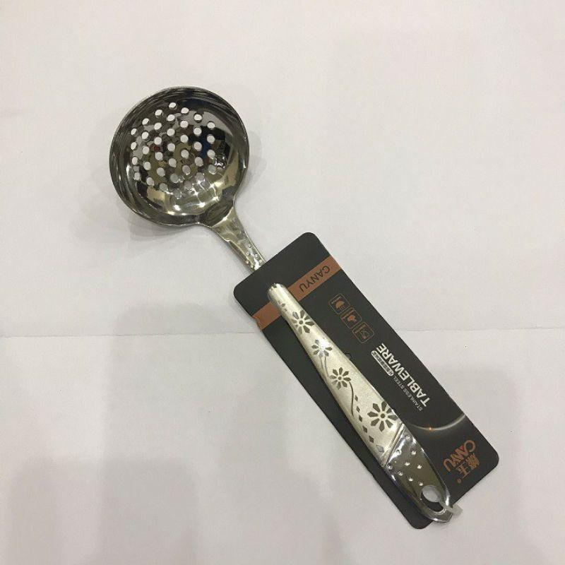 Xẻng rán nhỏ chiên đồ , xào vân đặc hàng inox đẹp