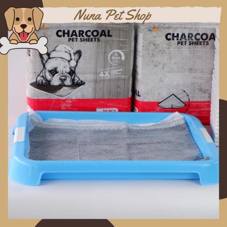 Tã lót chuồng cho chó mèo Charcoal than hoạt tính