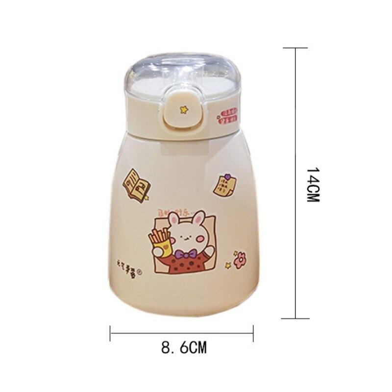 Bình giữ nhiệt cute có ống hút lõi inox 304 TiLoKi TGN11 dung tích 350ml - Bình nước giữ nhiệt cho bé lõi inox 304 - binh nước cho bé cute