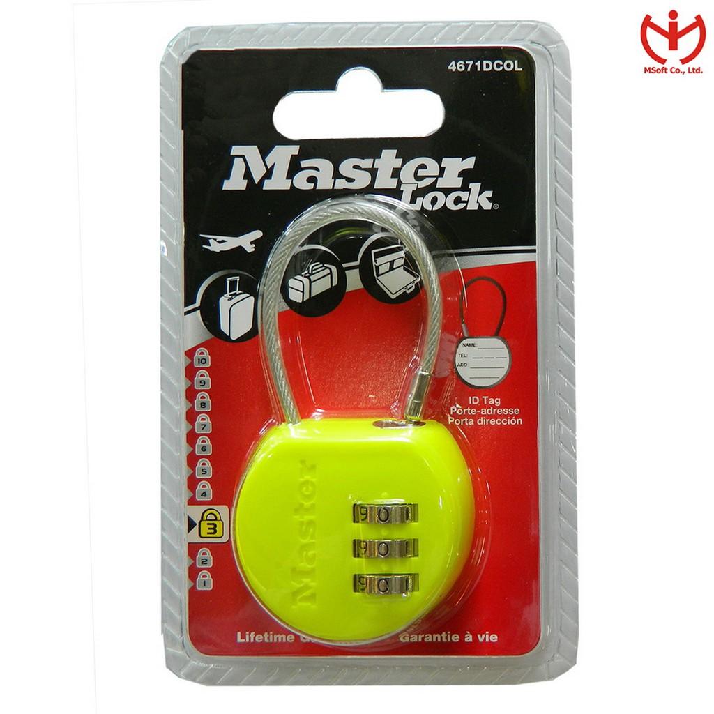 Ổ khóa số vali Master Lock 4671 DCOL