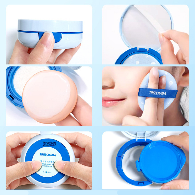 Kem chống nắng Cushion bảo vệ bé khỏi tia UV Treechada Sun Thái Lan 12g