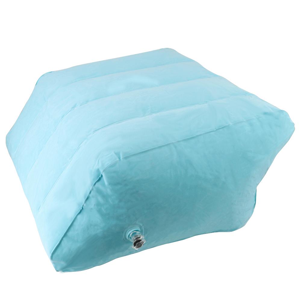 Di Động Đầu Gối Gối Còn Lại Gối Đệm PVC Người Phụ Nữ Mang Thai Chân Nâng Nhẹ Bơm Hơi Chân Gối