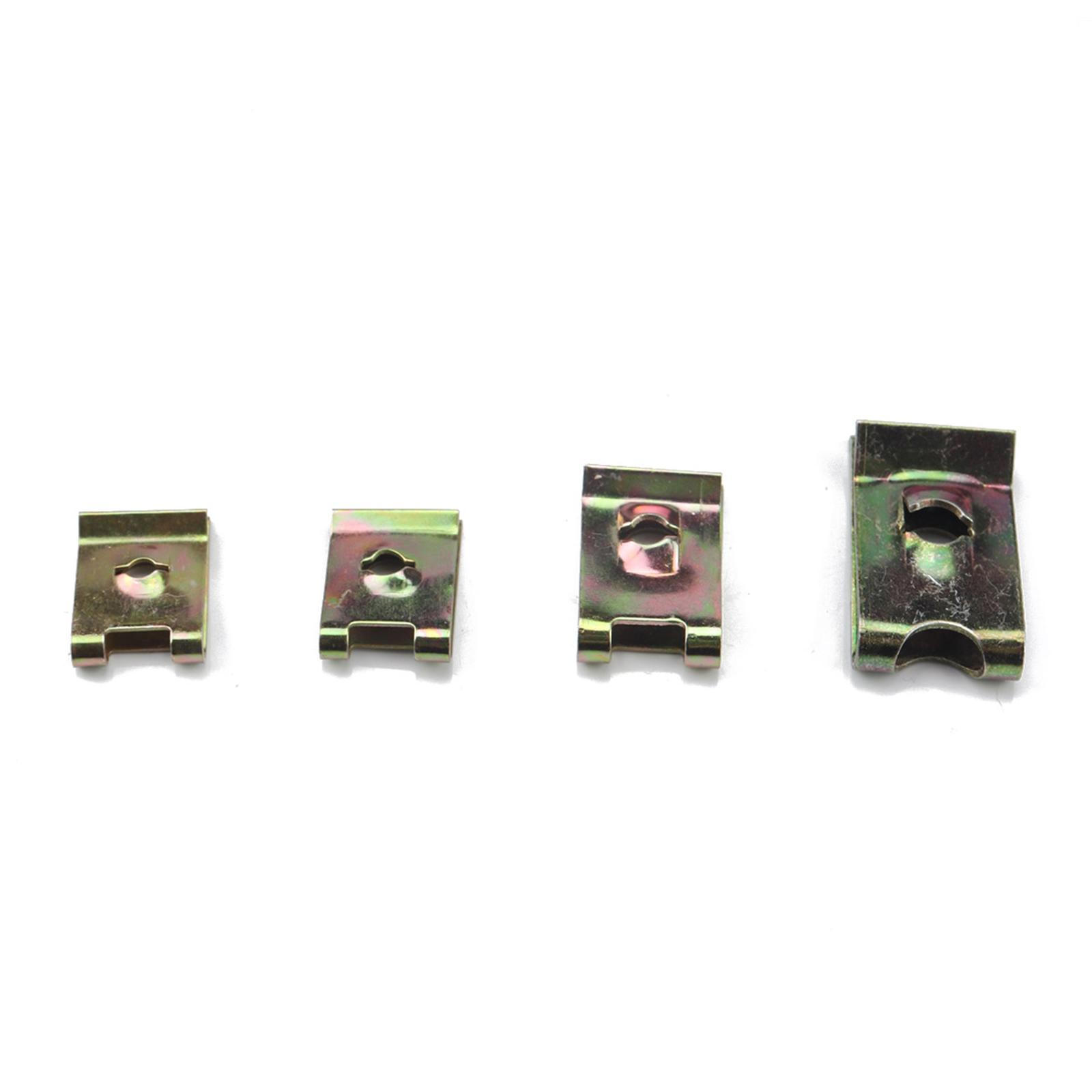 300 Pieces Clip Nut and Screw Set for Door Panel Interior Car