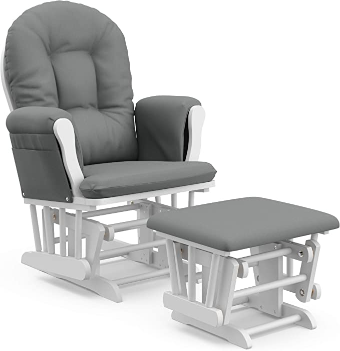 Ghế lắc thư giãn GLIDER CHAIR - Xám/Trắng C-CGL1WG