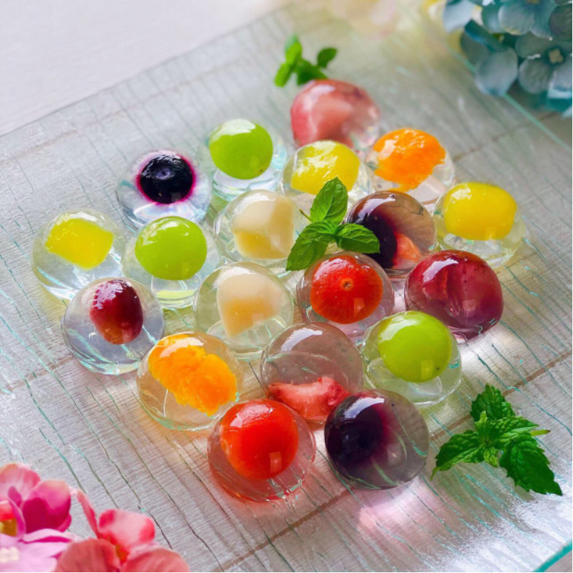 Khay làm đá delijoy Yukipon Petit Ball 10 viên tròn - Hàng Nội Địa Nhật Bản