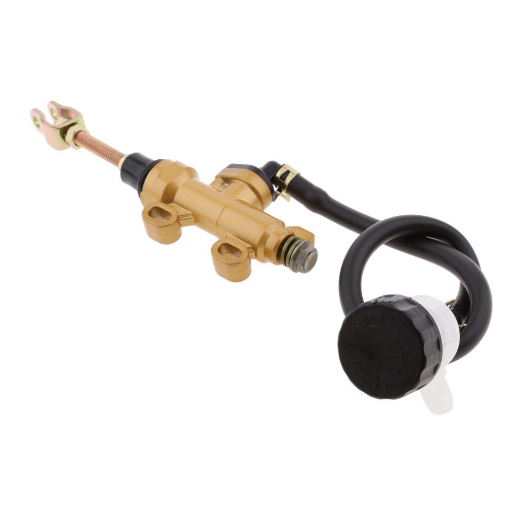 Rear Hydraulic Brake Master Lever Cylinder for /Dirt/ATV/Quad Bike Gold